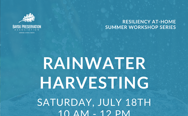 Image: 2026 Resiliency At-Home Summer Workshop Series - Rainwater Harvesting