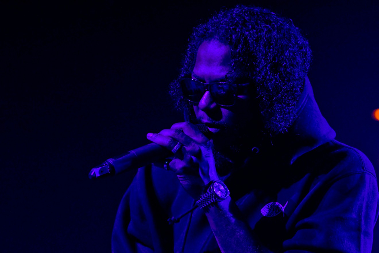 Ab-Soul steps out on stage at the House of Blues.