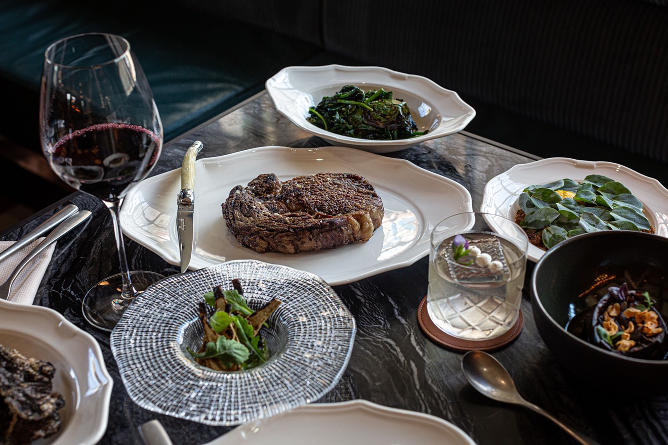 Andiron has the meat and everything else, too.