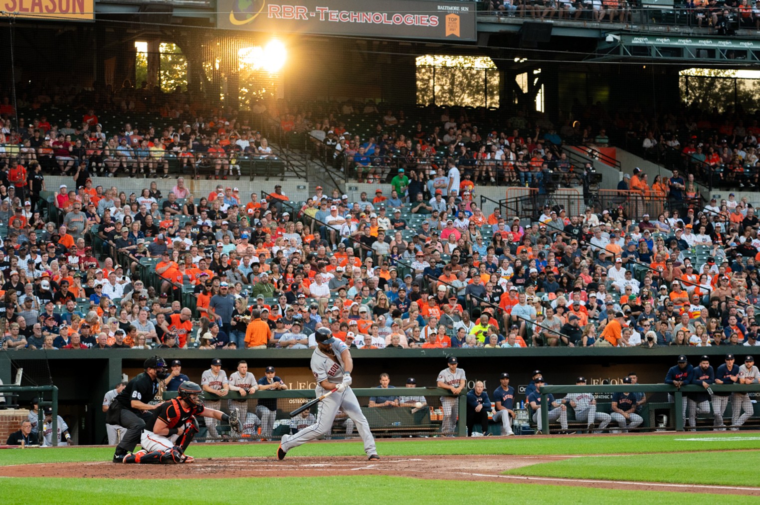 Astros Fans Make the Trip to Orioles Park at Camden Yards