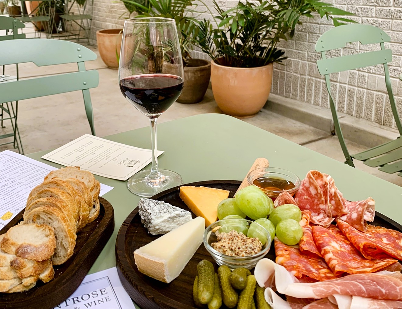 Sit out on the patio and unwind with fine cheeses and wines at this Best Cheese Shop winner.