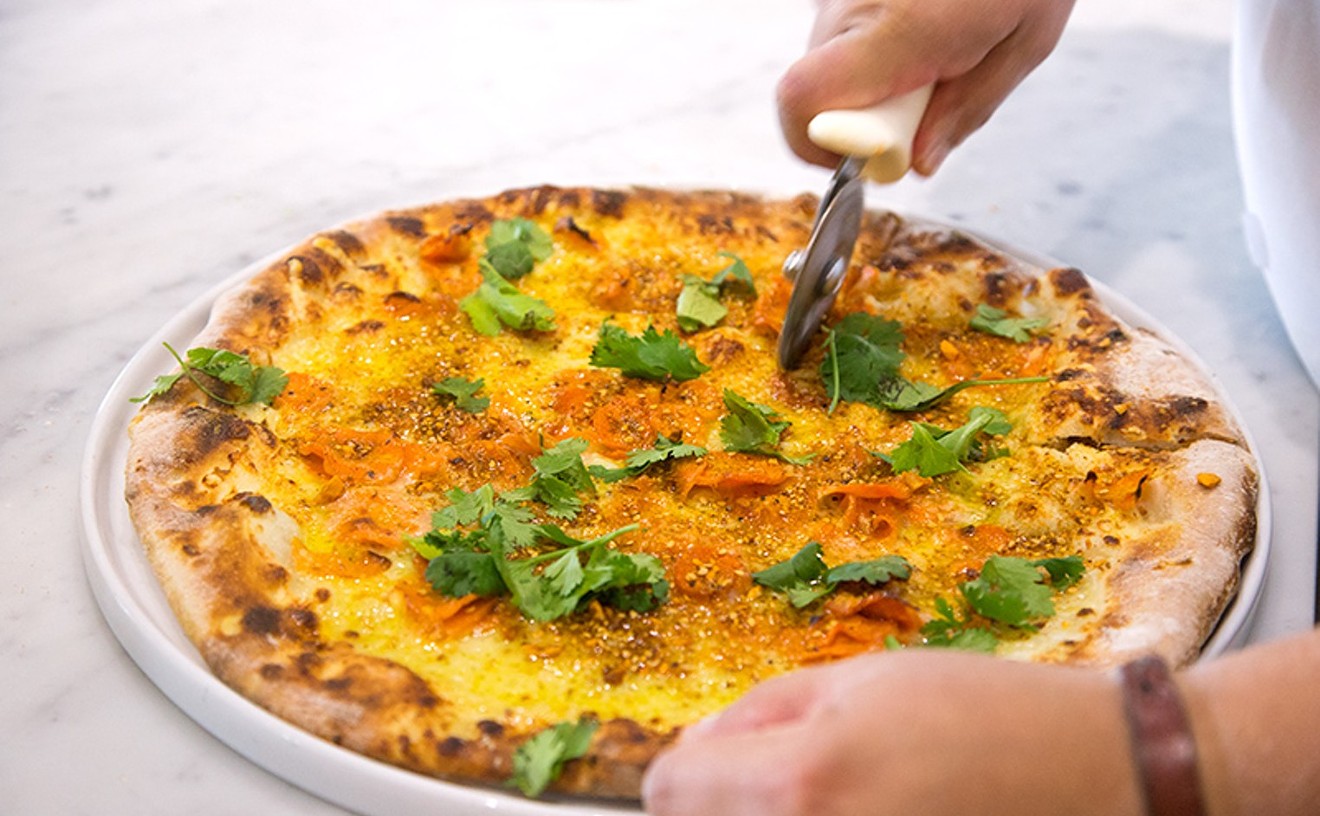 W+M's roasted carrot pizza is the weekend pick-me-up you never knew you needed.