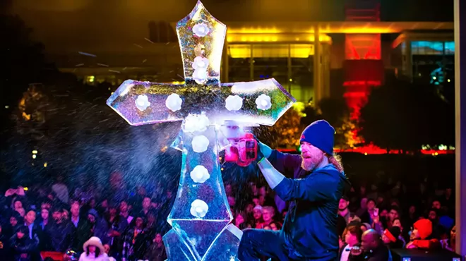 Image: Chilling at Frostival with Big Walls, Big Dreams - at Discovery Green