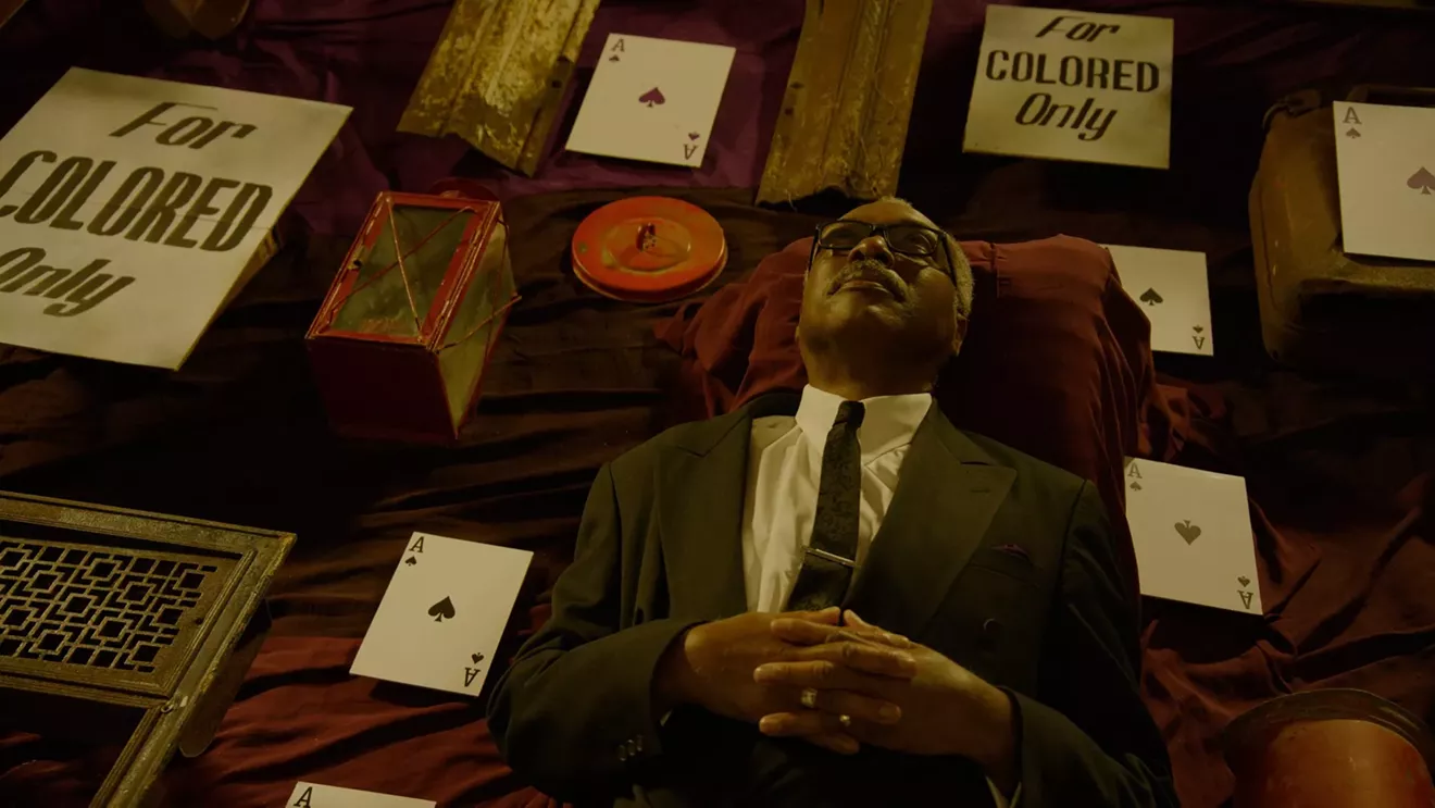 John Akomfrah, The Hour Of The Dog (still), 2025. Six-channel color video, sound, 50:37 min. Baltimore Museum of Art: Commissioned by the Baltimore Museum of Art and the Menil Collection, Houston. &copy; John Akomfrah, Courtesy Smoking Dogs Films and Lisson Gallery