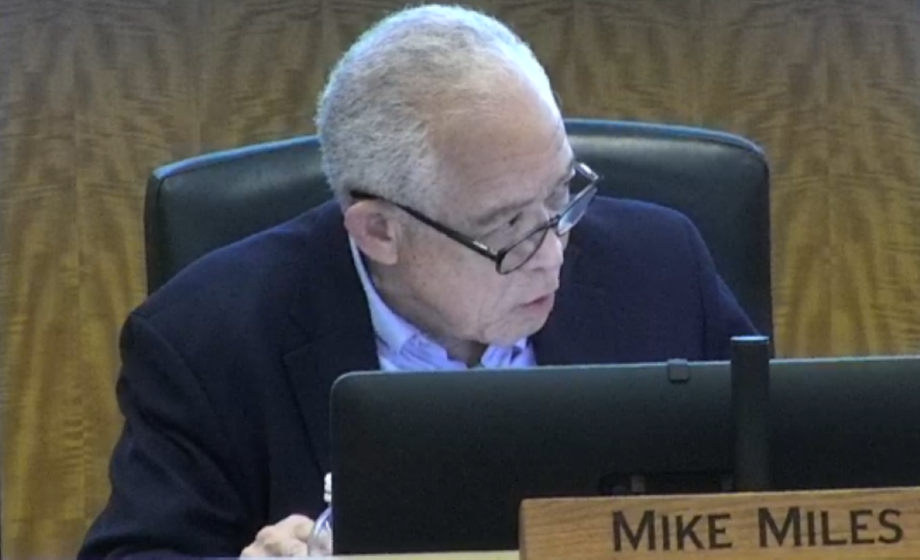 Mike Miles at  March board meeting