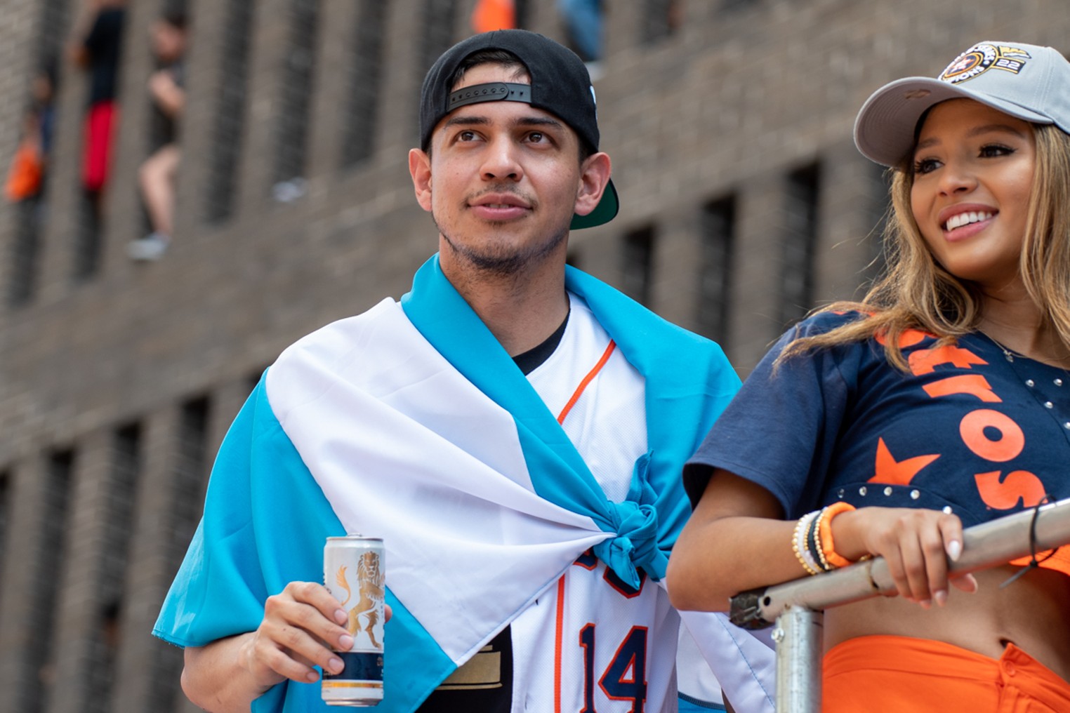 2022 World Series parade attendees pack downtown Houston streets