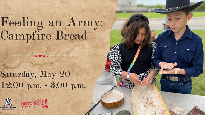 Image: Feeding an Army: Campfire Bread