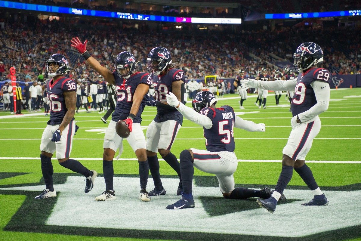 There was some celebrating going on with some bubble players yesterday, as the Texans cut their roster down to 53 players.