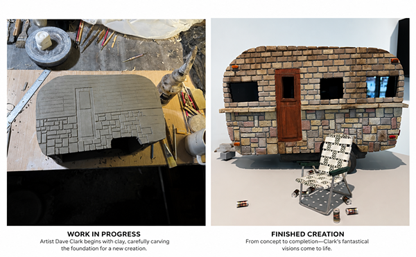 Image: "From Clay to Creation: Dave Clark's Process"