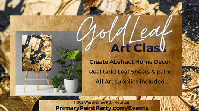 Gold Leaf Art Class