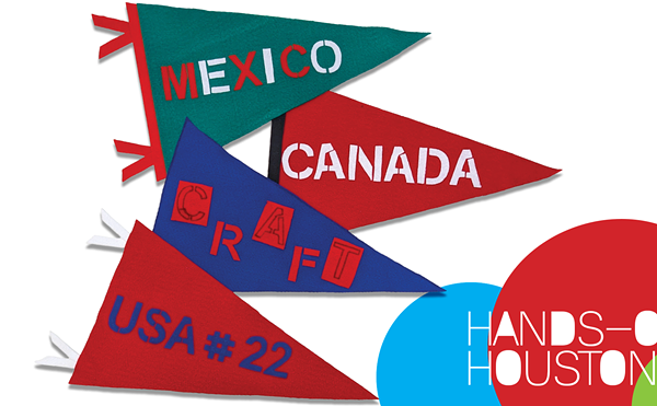 Image: Hands-on Houston: Felt Pennants