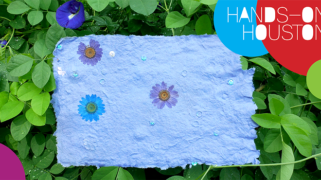 Image: Hands-On Houston: Papermaking in the Craft Garden