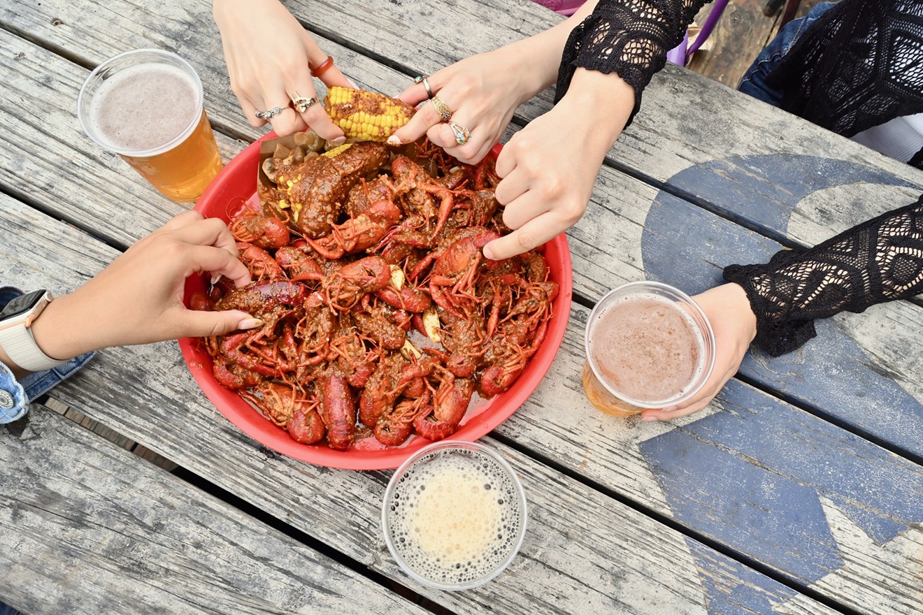The Pit Room's Go Texan Day rocks bbq, mudbugs and more.