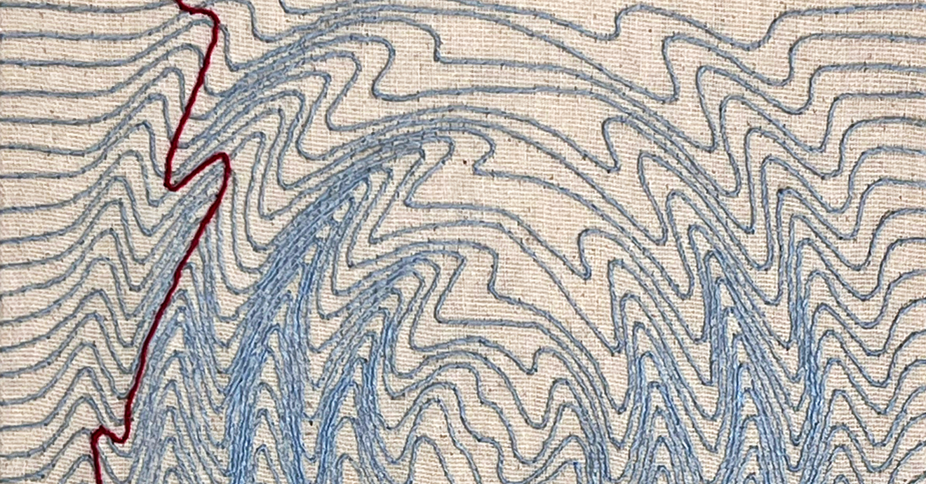 Candace Hicks, &ldquo;Notes for String Theory #101,&rdquo; detail, 2026.