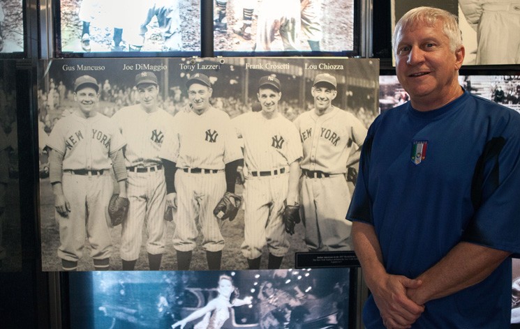 Roberto Angotti at the National Italian American Sports Hall of Fame in Chicago, Illinois.
