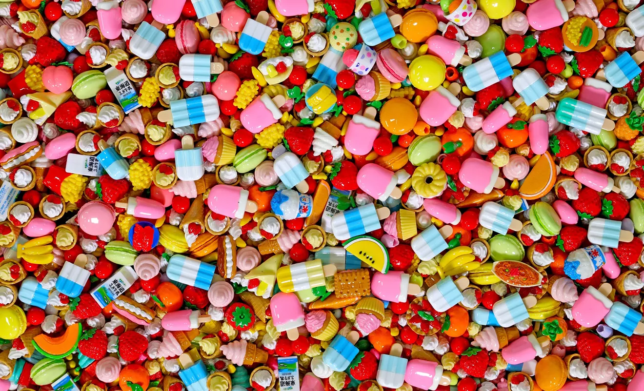 Pablo Dona, Sweet Life, 2026, Japanese puzzle erasers