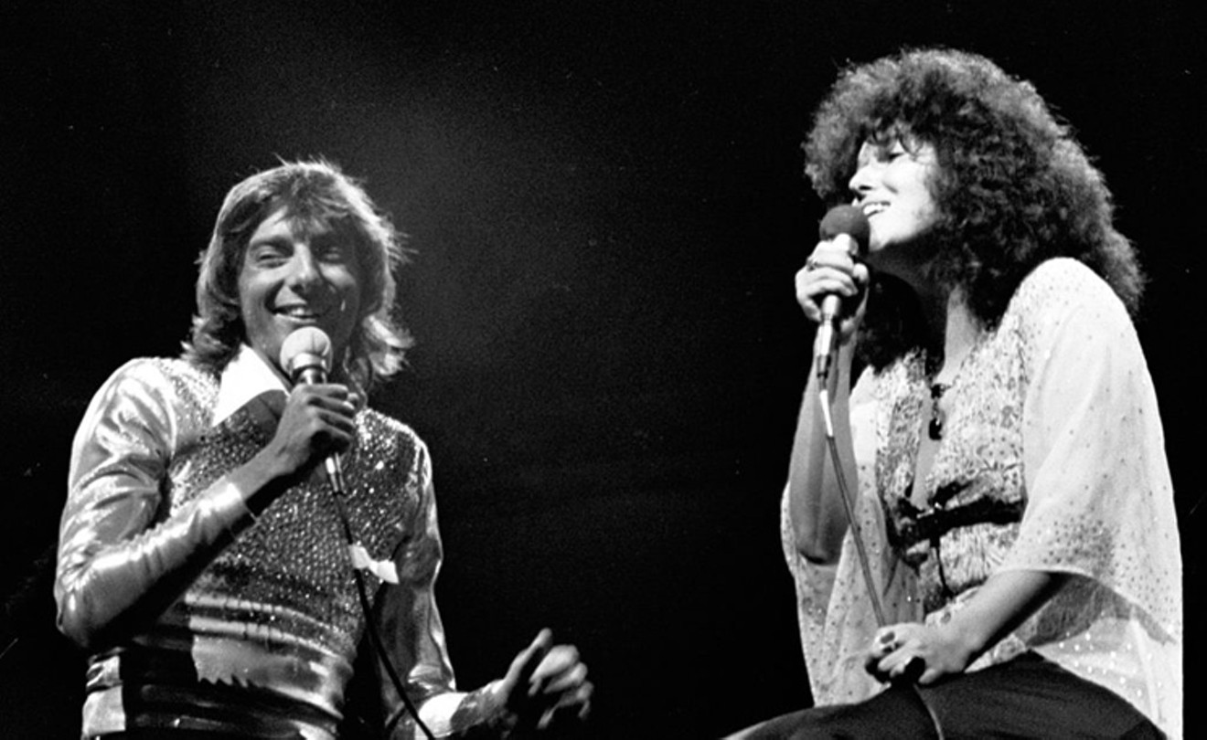 Barry Manilow and Melissa Manchester at the Schaefer Music Festival, September 12, 1975 at Central Park in New York City.