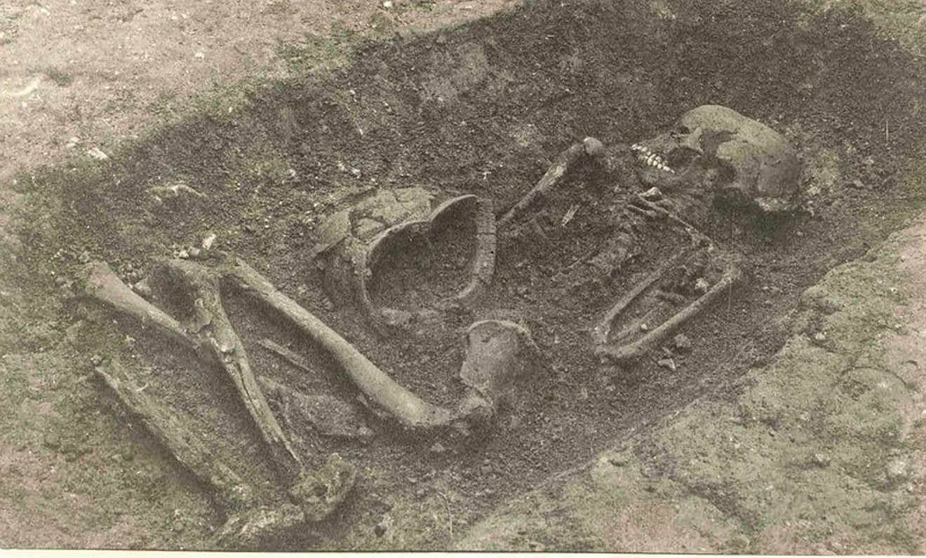 A skeleton some wrongly believe to be a Nephilim.