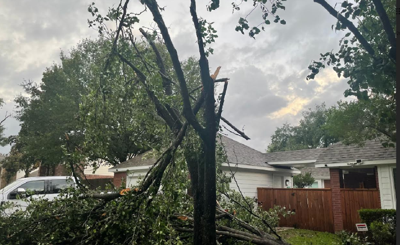 Damage throughout the Houston area didn't all yield to quick fixes.