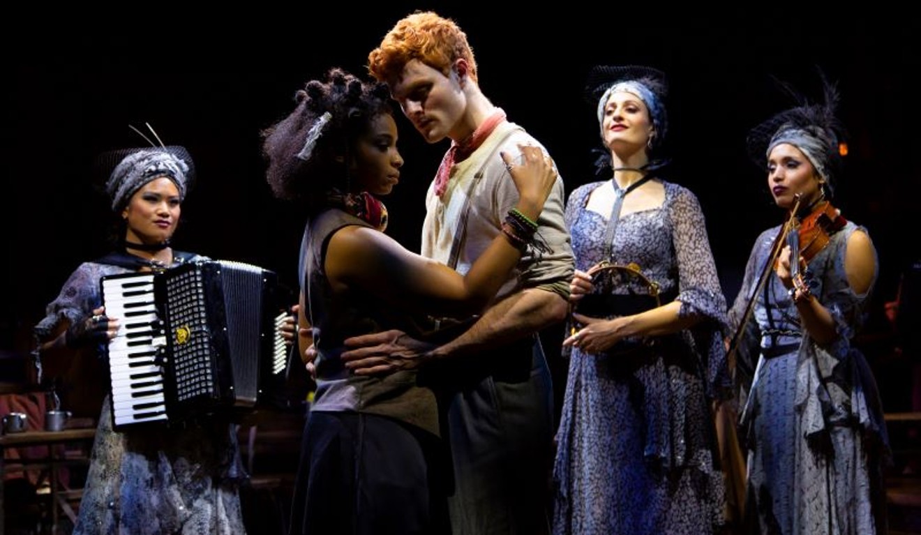 The touring cast of Hadestown did not get to perform in Houston Tuesday night.