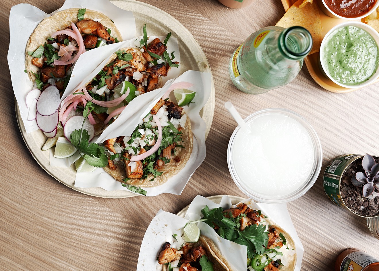 Tasty tacos are on the menu at Little Rey.
