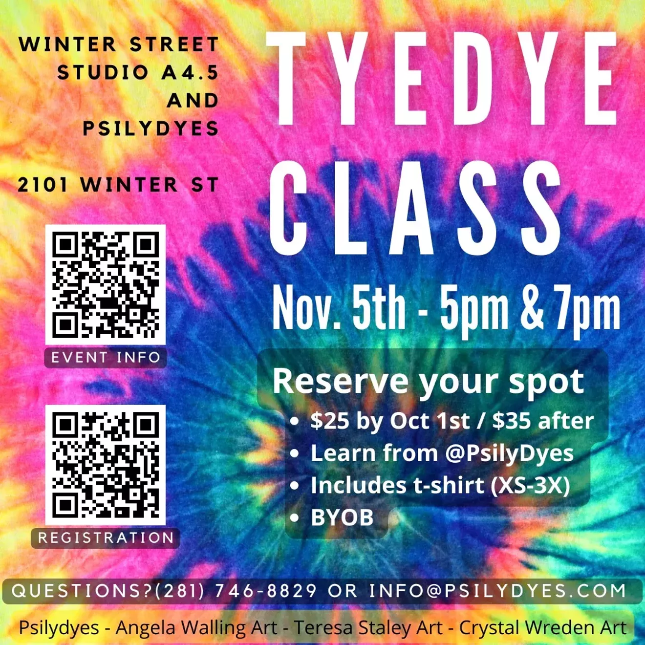 Tye Dye Class