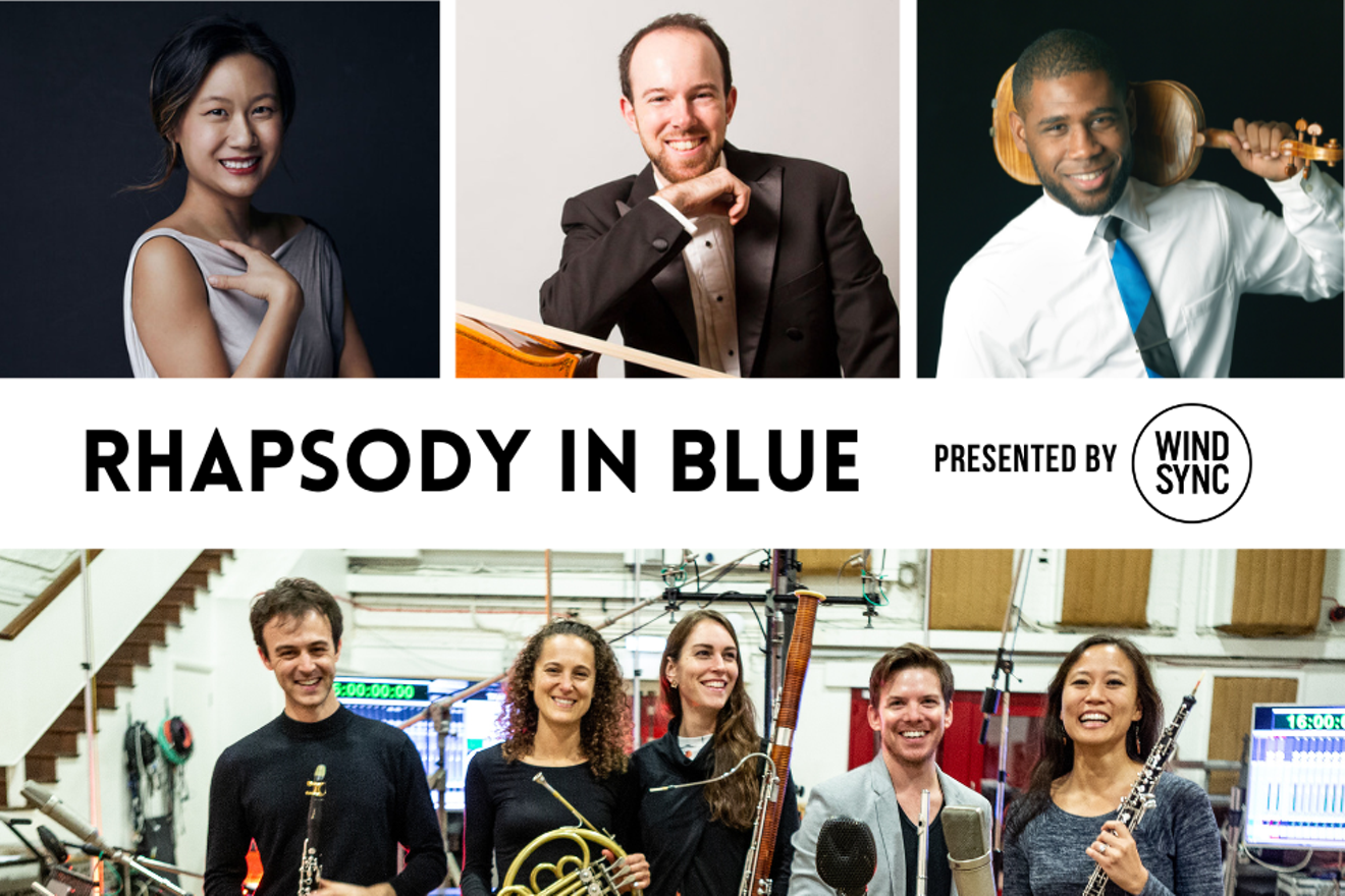Rhapsody in Blue features WindSync and festival guest artists David Connor and Rainel Joubert, and Yvonne Chen.