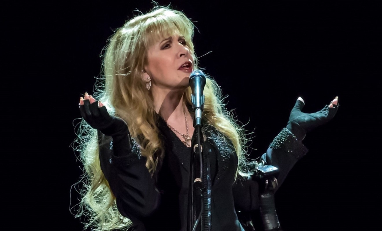 Rock icon Stevie Nicks wowed the audience at Toyota Center on Saturday.