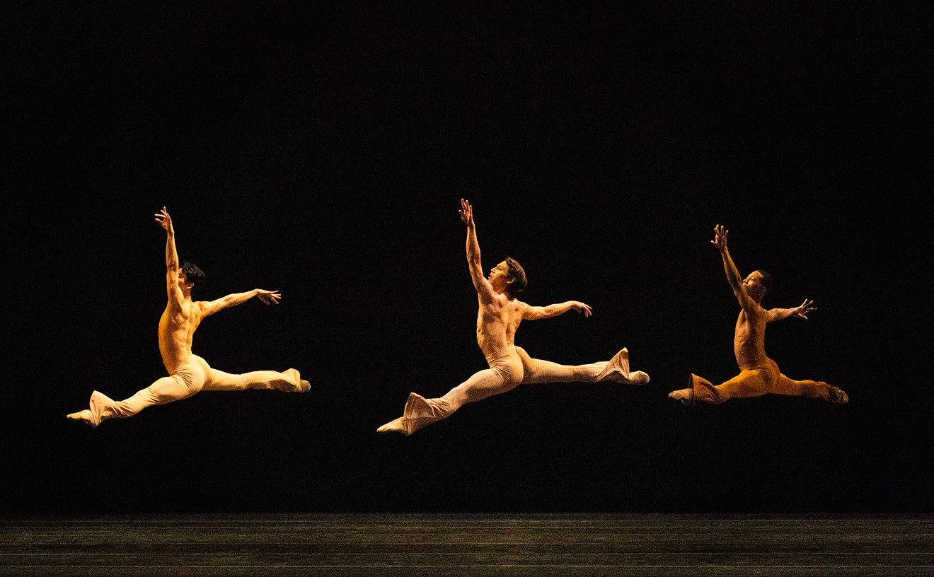 Artists of Houston Ballet in Stanton Welch’s Clear.
