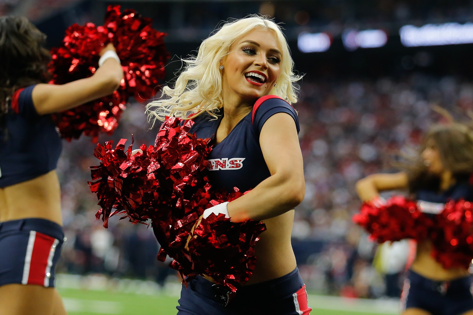 Houston Texans Cheerleader during the NFL Football Game between the  Tennessee Titans and the Houston Texans on Sunday, October 30, 2022, at NRG  Park in Houston, Texas. The Titans defeated the Texans