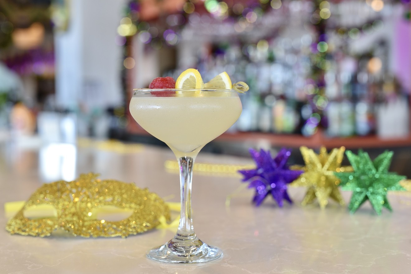 Pier 6's Mardi Gras celebration rocks NOLA-inspired libations, boudin roasted oysters and more.
