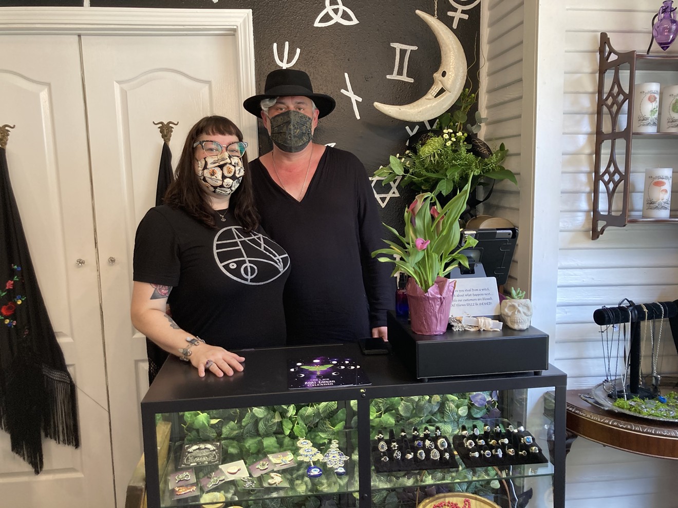 Jessica and Stephen Anderson, owners of Thorn and Moon