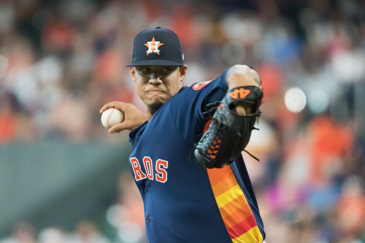 Reliever Bryan Abreu has been absolutely dominant in August.