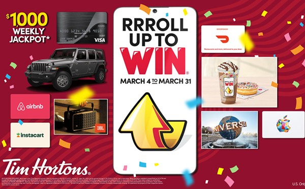 Tim Hortons Roll Up to Win Sweepstakes