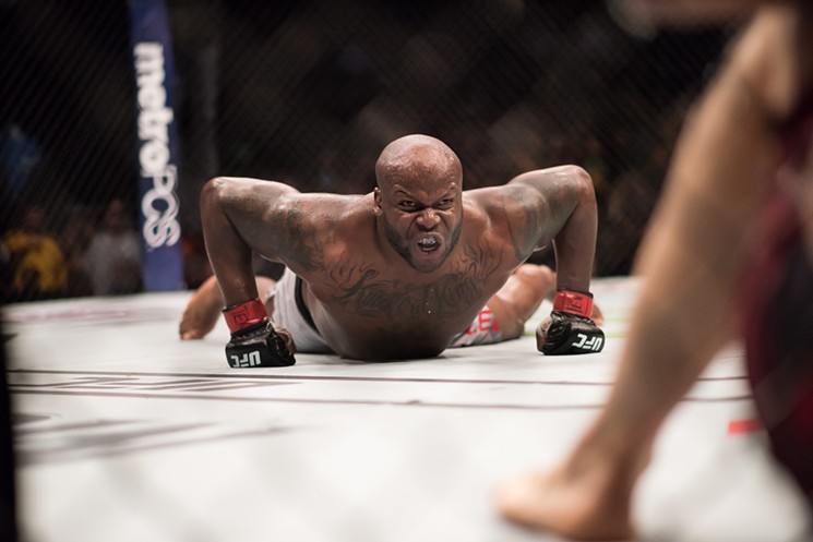 The Black Beast at UFC Fight Night in Austin. - PHOTO BY JACK GORMAN