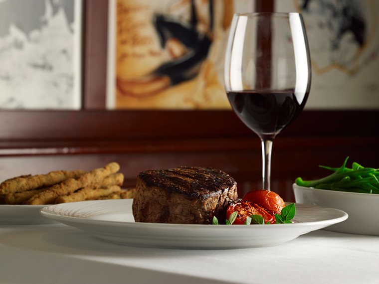 Fine wine and filet mignon is what one would expect at a classic fine dining spot. - PHOTO BY PALM RESTAURANTS