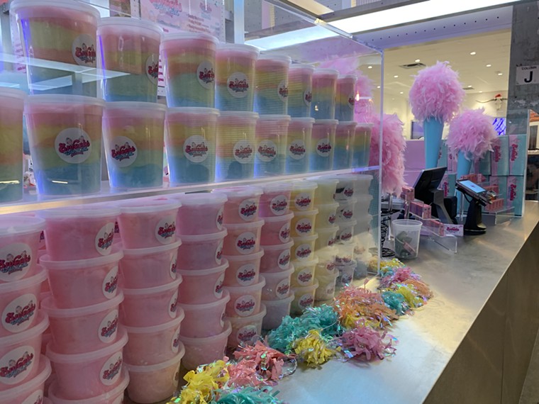 A rainbow of cotton candy awaits those with a sweet tooth. - PHOTO BY LORRETTA RUGGGIERO