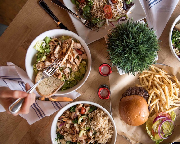 Adair Kitchen has healthy bowls and indulgent burgers. - PHOTO BY KERRY KIRK