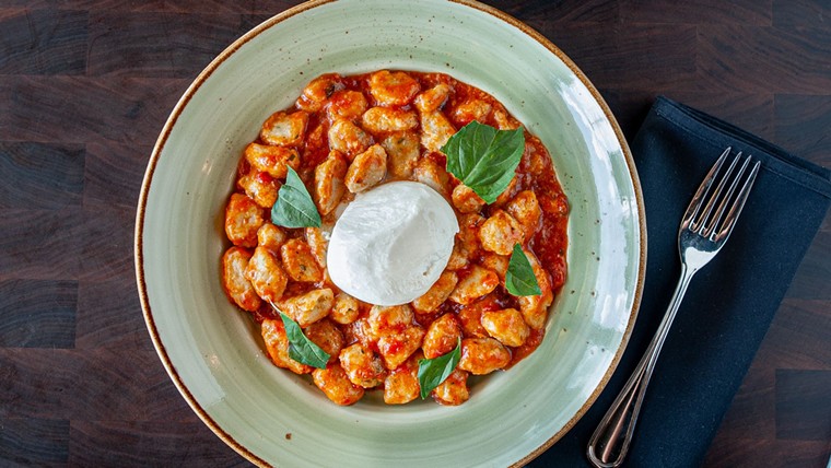 Carb up or take a nap with Russo's Truffle Burrata Gnocchi. - PHOTO BY RUSSO'S NEW YORK PIZZERIA AND ITALIAN KITCHEN
