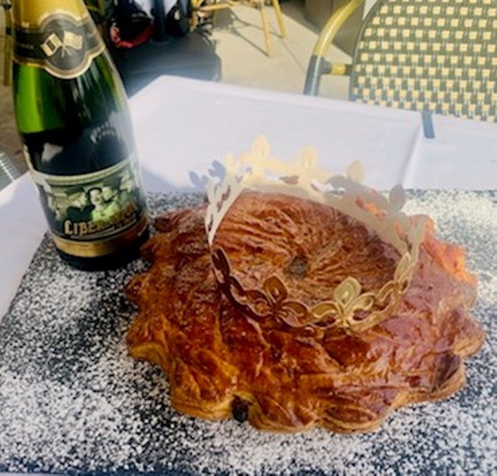 Crown yourself king with Etoile's Galette de Rois. - PHOTO BY PHILIPPE VERPIAND.