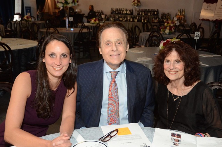 Kate McLean with Tony and Donna Vallone at his eponymous restaurant. - PHOTO BY TONY'S