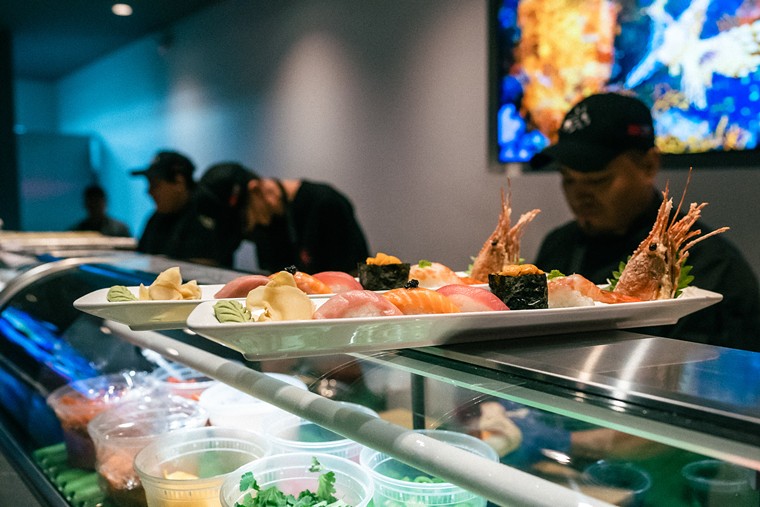The sushi creations at SOPO. - PHOTO BY JOEL MARTINEZ