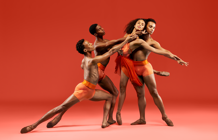 Dance Theatre of Harlem artists Anthony Santos, Derek Brockington, Amanda Smith and Dylan Santos. - PHOTO BY RACHEL NEVILLE