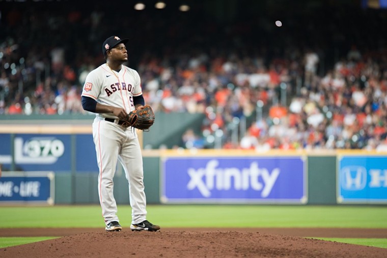 Framber Valdez has been the Astros most consistent starter this season. - PHOTO BY JACK GORMAN