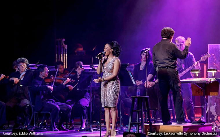 Rashidra Scott will sing the songs of Whitney "The Voice" Houston this weekend with the Houston Symphony. - PHOTO BY EDDIE WILLIAMS, COURTESY OF JACKSONVILLE SYMPHONY ORCHESTRA