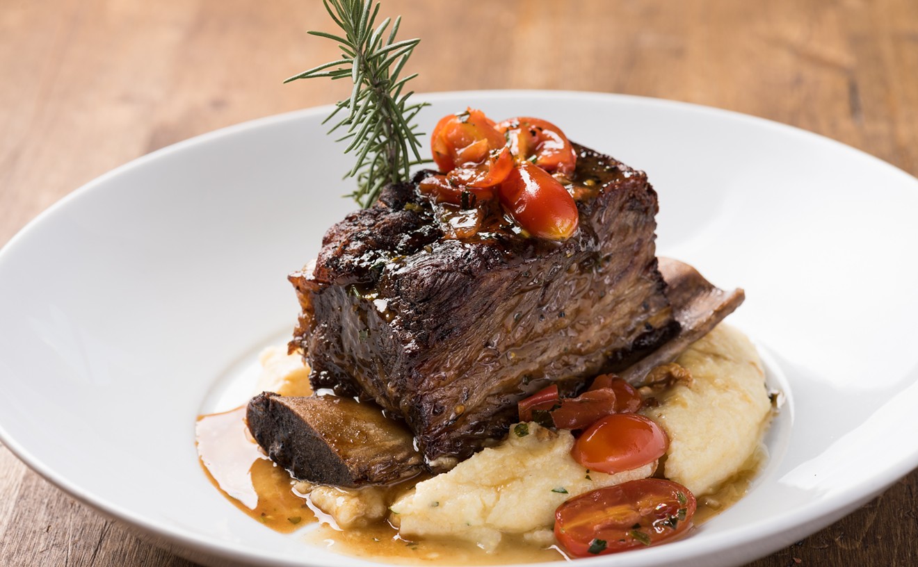 CRU's Christmas Eve menu features short rib, tortellini and holiday creme brulee.