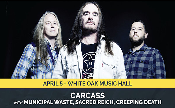 Win Tickets to see Carcass at WOMH!