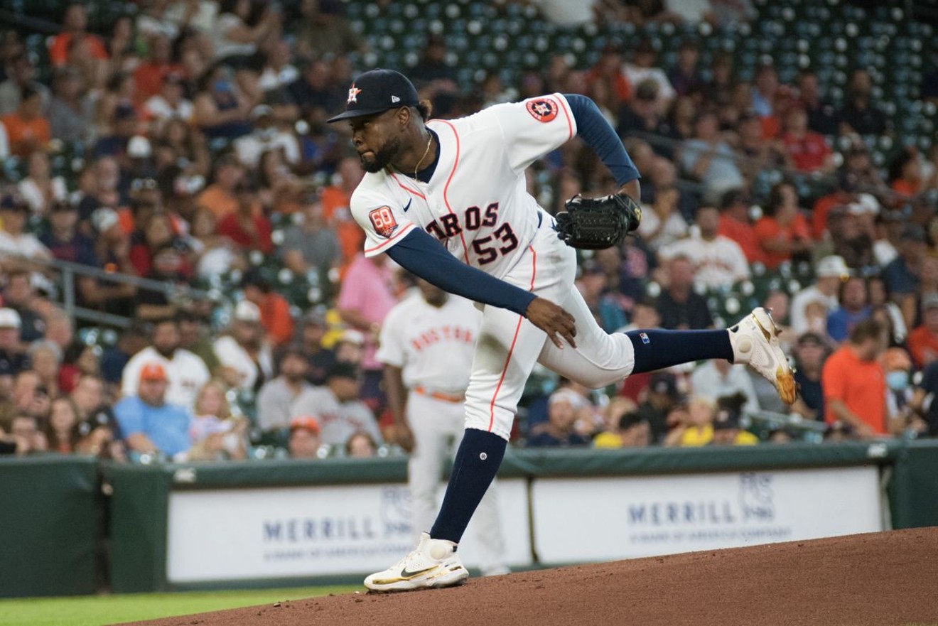 Christian Javier spurred on a no hitter for the Astros.