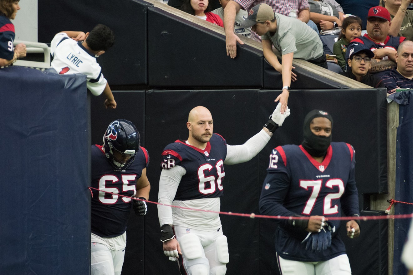 Justin Britt (68) is now a former Texan, after getting released on Friday.