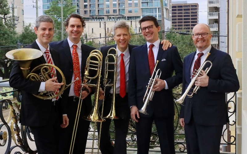 ROCO Brass Quintet knows how to get the holidays off to a festive start - jazz pieces, brunch, and booze.